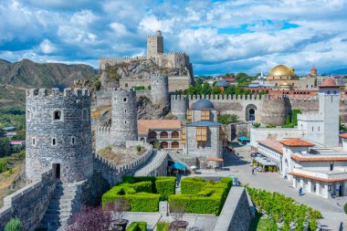 Gürcistan 'daki Akhaltsikhe Kalesi' nde (Rabati) avlu