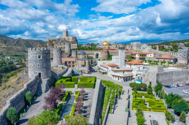 Gürcistan 'daki Akhaltsikhe Kalesi' nde (Rabati) avlu