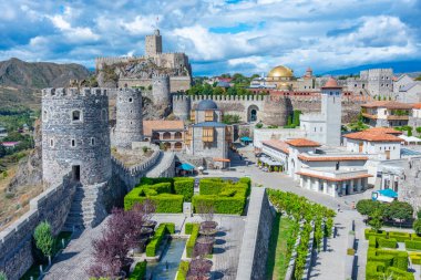 Gürcistan 'daki Akhaltsikhe Kalesi' nde (Rabati) avlu