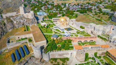 Gürcistan 'daki Akhaltsikhe (Rabati) Kalesi manzarası