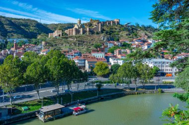 Tiflis'teki Narikala kalesinin panorama görünümü, Gürcistan