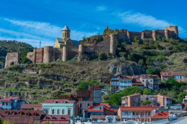 Tiflis'teki Narikala kalesinin panorama görünümü, Gürcistan