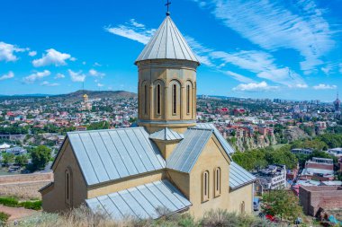 Aziz Nicholas 'ın Ortodoks Kilisesi Tiflis, Georgia' daki Narikala kalesinin içinde.