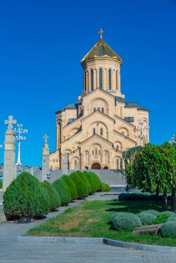 Gürcistan 'daki Tiflis Trinity Katedrali.