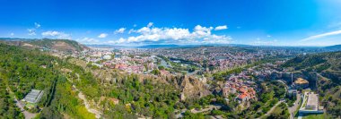 Gürcistan 'da Tiflis şehir merkezine bakan Narikala Kalesi