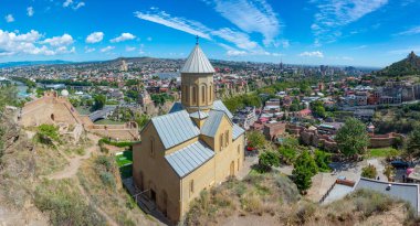 Aziz Nicholas 'ın Ortodoks Kilisesi Tiflis, Georgia' daki Narikala kalesinin içinde.