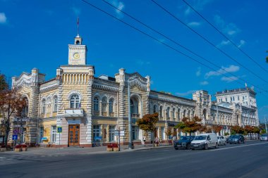 Moldova başkenti Chisinau 'da belediye binası