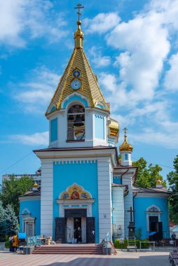 Moldova 'nın başkenti Chisinau' daki Ciuflea Manastırı