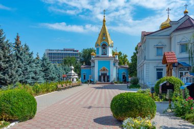 Moldova 'nın başkenti Chisinau' daki Ciuflea Manastırı