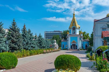 Moldova 'nın başkenti Chisinau' daki Ciuflea Manastırı