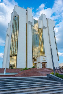 Chisinau 'daki Moldova başkentinde Cumhurbaşkanlığı Sarayı