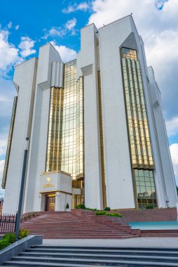 Chisinau 'daki Moldova başkentinde Cumhurbaşkanlığı Sarayı