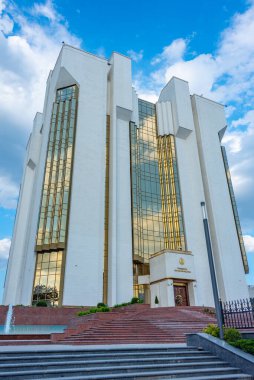 Chisinau 'daki Moldova başkentinde Cumhurbaşkanlığı Sarayı