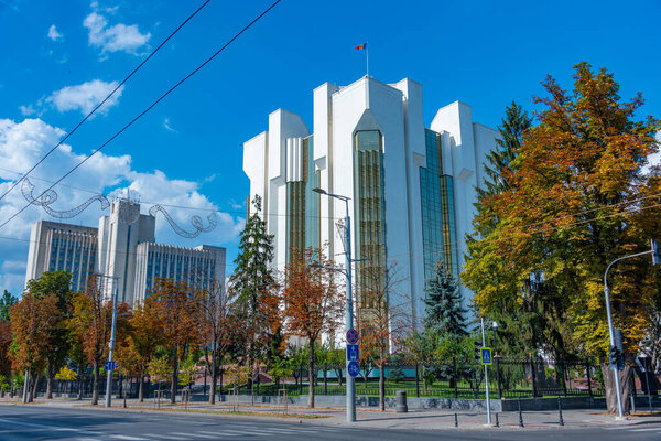 Президентский дворец в столице Молдовы Кишиневе