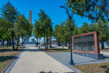 Tiraspol, Moldova yakınlarındaki Kitskany Köprüsü Anıt Kompleksi