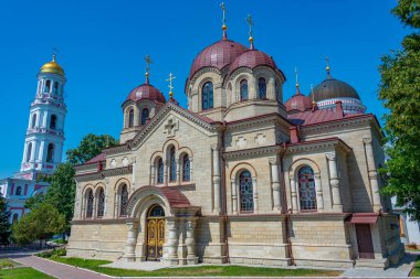 Moldova 'da Tiraspol yakınlarındaki Noul Neamt Manastırı