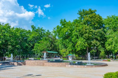 Moldova 'nın Bender kentindeki Central Park