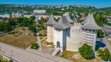 Soroca fortress viewed during a sunny summer day in Moldova clipart