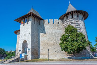 Soroca fortress viewed during a sunny summer day in Moldova clipart