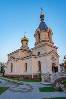 St. Mary's Church at Orheiul Vechi in Moldova clipart