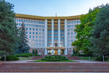 Moldova başkenti Chisinau 'da parlamento