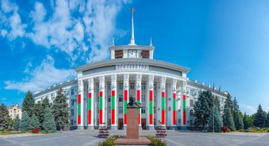 The house of Soviets in Tiraspol, Moldova clipart