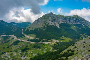 Karadağ 'daki Lovcen Dağı ulusal parkında