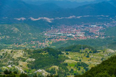 Karadağ 'da Çetince' nin hava manzarası