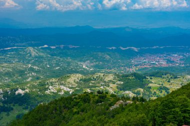 Karadağ 'da Çetince' nin hava manzarası