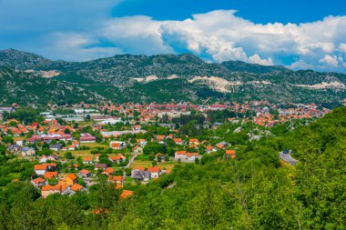Karadağ 'da Çetince' nin hava manzarası