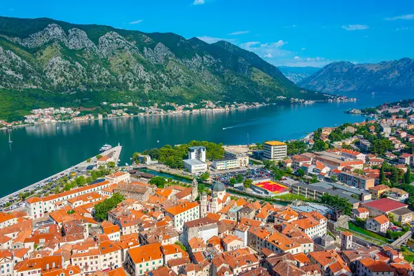 Blick Auf Kotor Von Der Festung Giovanni Montenegro — Stockfoto