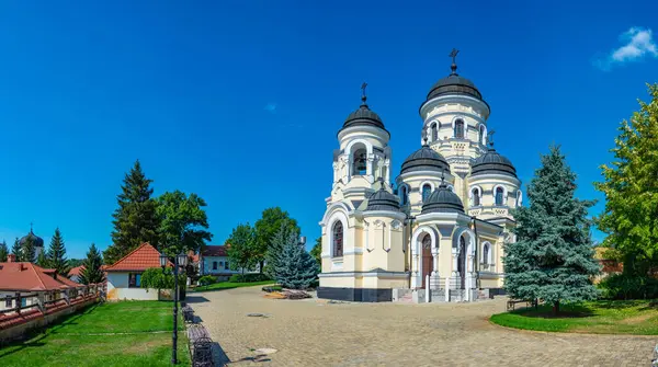 Літній День Монастирі Капріана Молдові Стокове Фото