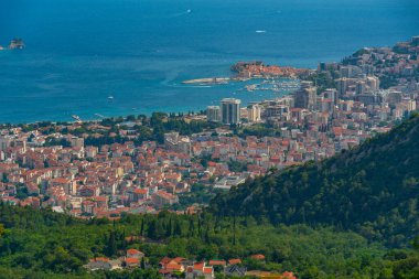 Karadağ 'ın Budva manzarası