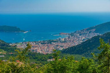 Karadağ 'ın Budva manzarası