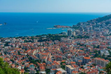 Karadağ 'ın Budva manzarası