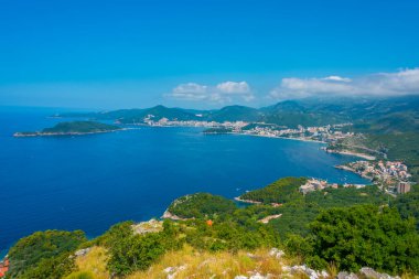 Moğolistan 'daki Budva ve Adriyatik kıyılarının manzarası