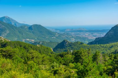 Karadağ 'daki Bar Panorama Manzarası