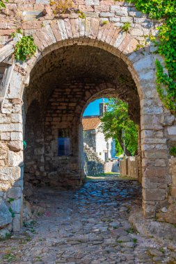 Moğolistan 'daki Stari Bar kalesinin kalıntıları.