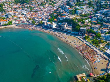 Karadağ 'da Ulcinj Panoraması