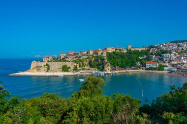 Karadağ 'ın Ulcinj kentindeki Kalaja kalesi