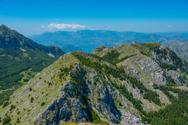 Karadağ 'daki Lovcen Ulusal Parkı' nın manzarası