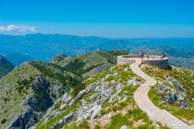 Karadağ 'daki Lovcen Ulusal Parkı' nın manzarası