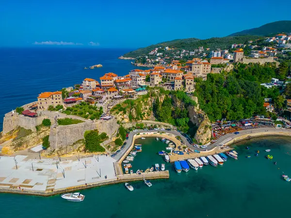 Karadağ 'da Ulcinj Panoraması