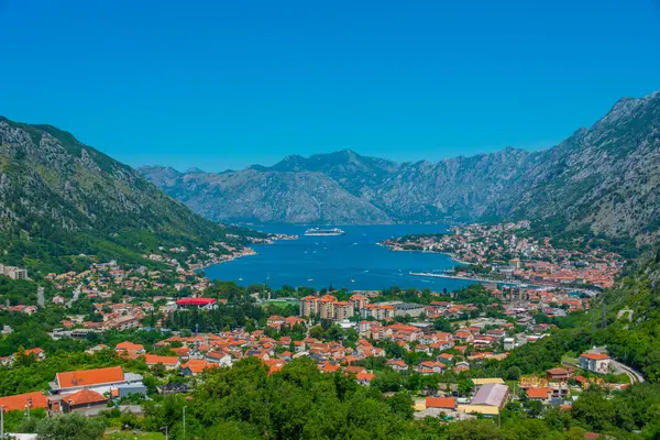 Панорама Бока Которской Бухты Черногории — стоковое фото