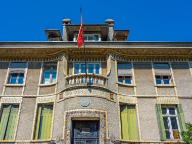 Karadağ 'ın Çetince kentindeki eski Fransız büyükelçiliği