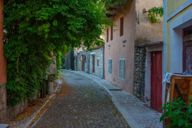 Karadağ 'ın Podgorica kentindeki Dar Sokak