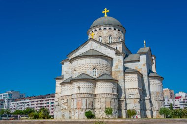 Karadağ 'ın Podgorica kentinde İsa' nın Dirilişi Ortodoks Tapınağı