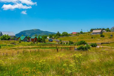 Karadağ 'ın Korita köyünün Panoraması