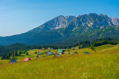 Karadağ 'ın Durmitor milli parkındaki Zabljak köyü