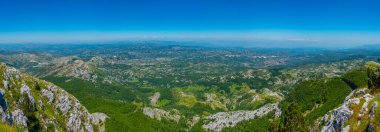 Karadağ 'daki Lovcen Ulusal Parkı' nın manzarası